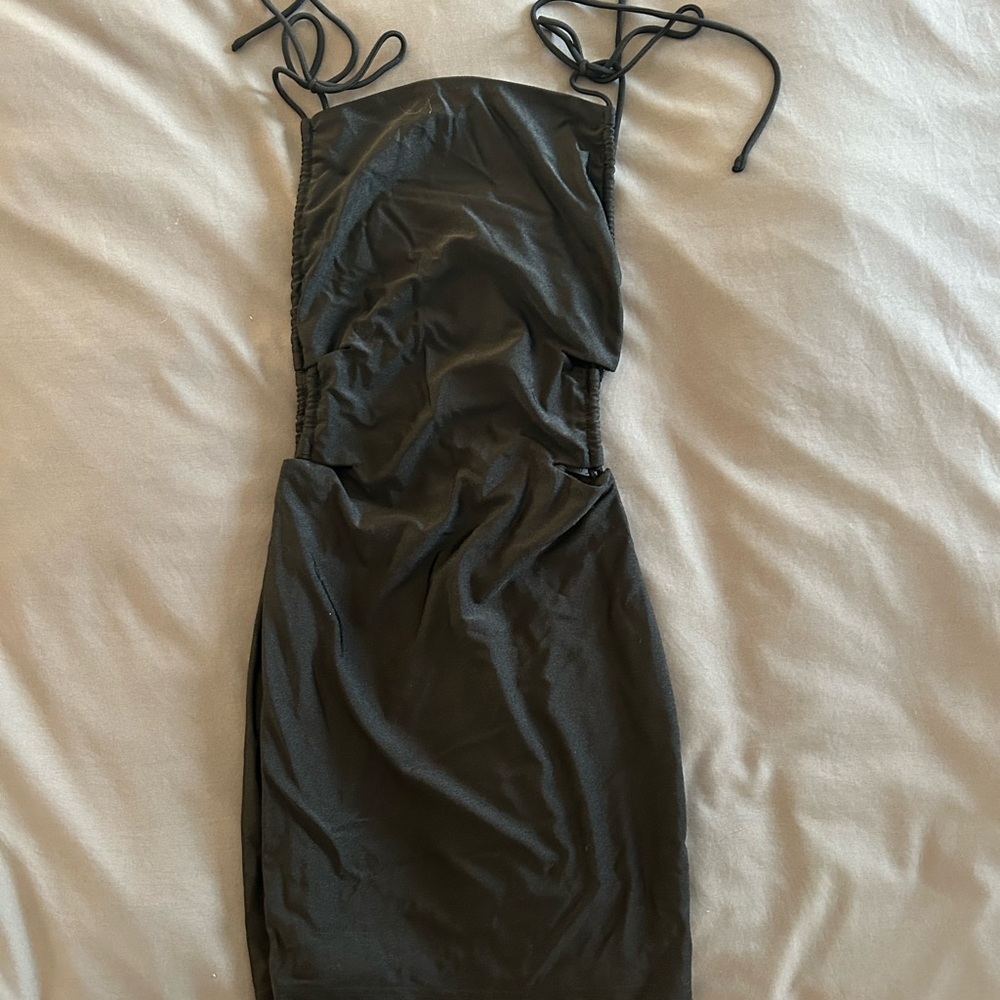 Women’s black mini dress